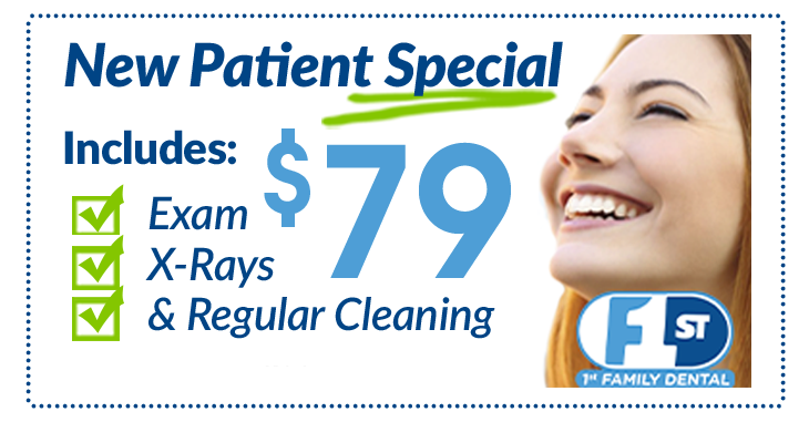 Special Offer for New dental patients - 1st Family Dental